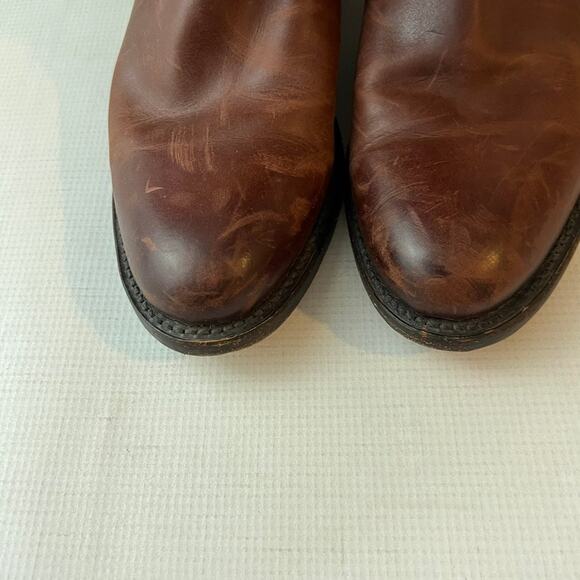 Frye Jayden Button Tall Riding Boots Brown Women Size 8 - Picture 10 of 15